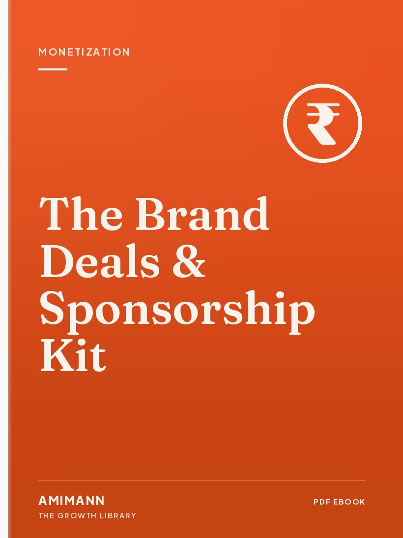 The Brand Deals & Sponsorship Kit