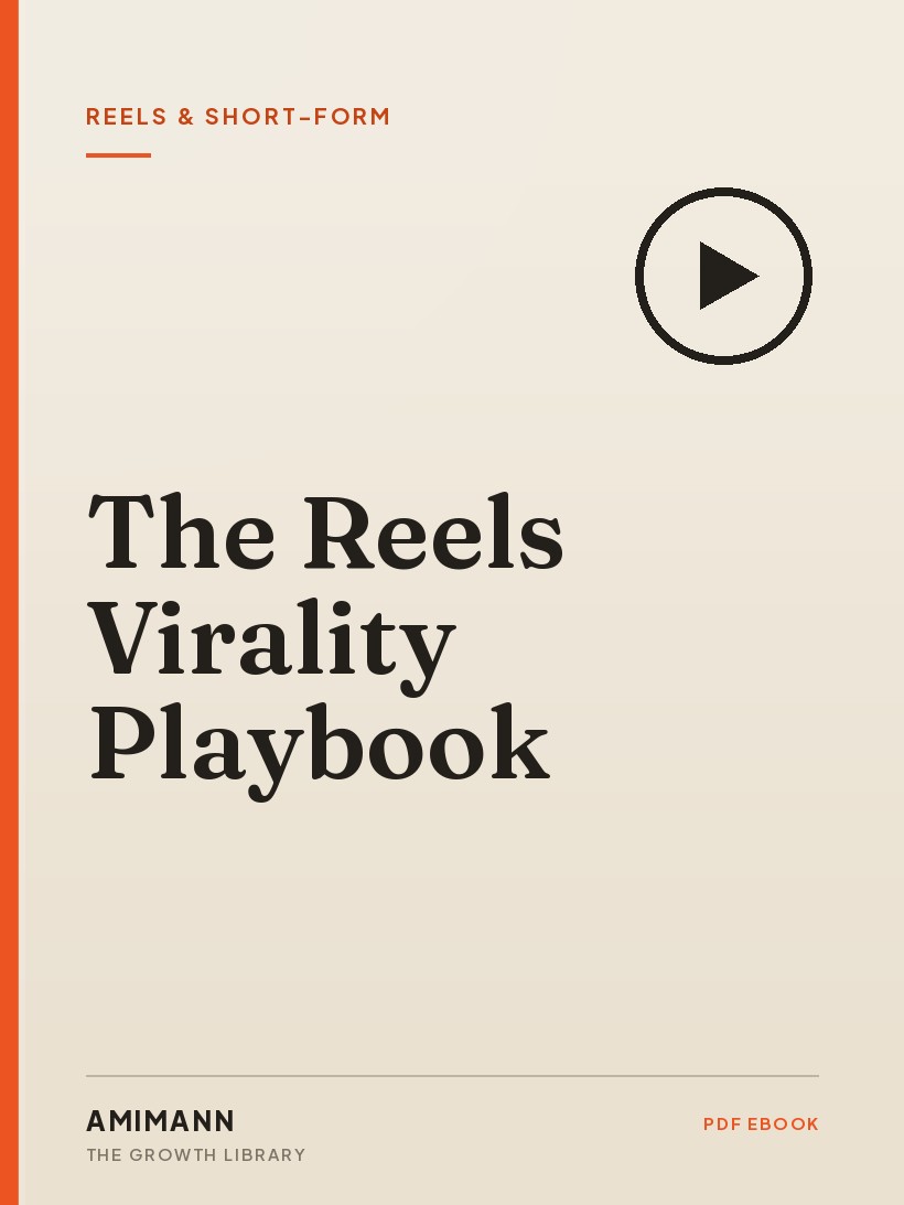 The Reels Virality Playbook